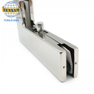 Laitteisto tarvikkeet ruostumaton teräs kehyksetön lasi oven puristin korjaus