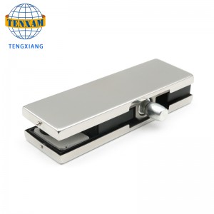 Tukku ruostumattomasta teräksestä valmistettu patch-varusteet lasi ovi varusteet 316 ylempi puristin