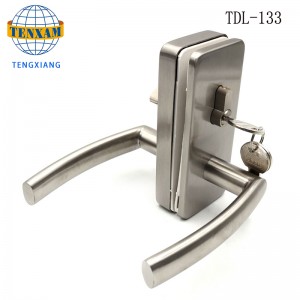 Kaupalliset kehyksetön lasi lukkojen koukku lukitusnuppi