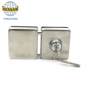 Karkaistu lasi sinkki anti-ruostunut kaksinkertainen sivulukko lukoissa