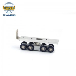 Kaksisuuntainen puskuroitu pehmeä jarru 80kg lasi liukuovi tarvikkeet