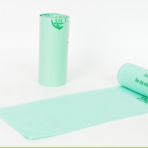 Korkealaatuisten hajoavien laukkujen tuotanto, ympäristöystävälliset hajoavat pussit