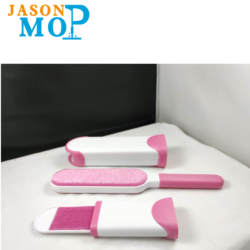 Jason Uudelleenkäytettävä Pet Hair Remover valmentajille Kaksipuolinen harja Poistaa manuaalisen lemmikkieläinten turkisnalirata