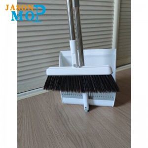 Elämä Magic Set and luuta Dustpan Steel Head House Muovipuhdistus DustPan Handle Broom Set Pään tyyli Moderni
