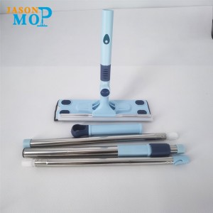 2021 Lasi kaavin teleskooppinen ruostumattomasta teräksestä valmistettu tanko pidennetty kotitalouden kaksipuolinen lasipussi