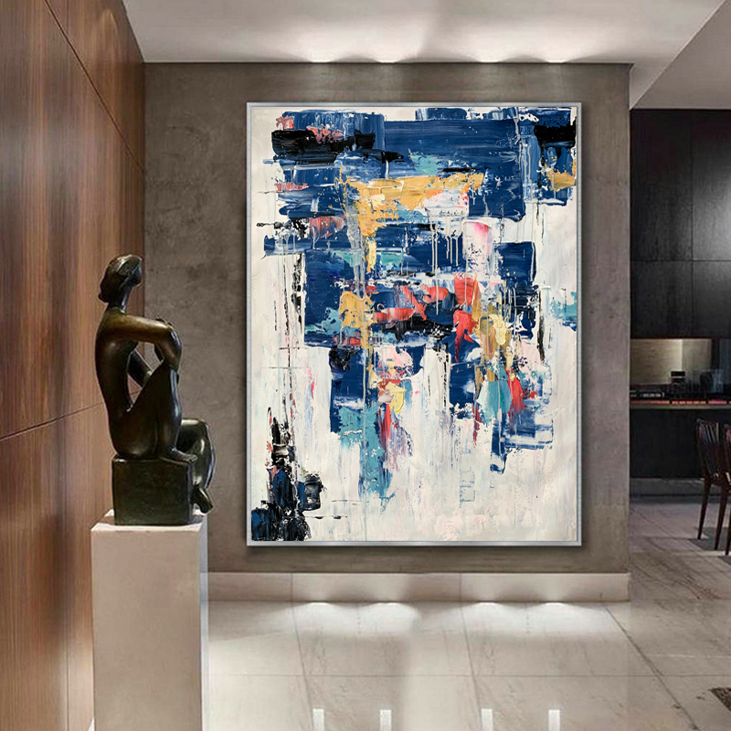 Tukku Moderni maisema seinän sisustus maalaus abstrakti käsintehty öljy maalaus