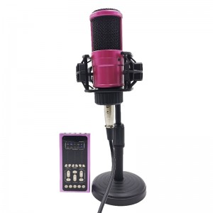 FB-LSC500 Super Slim Size Multifunctional Voice Changer Live-äänikortti ja mikrofoni