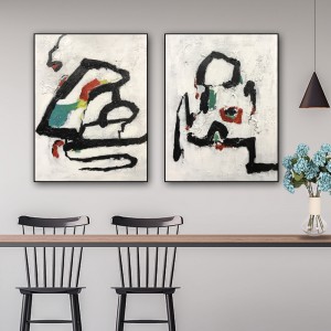 Nykyaikainen käsintehty Moderni maalit Wall Art Abstract Wall Art Oil maalaus kankaalle
