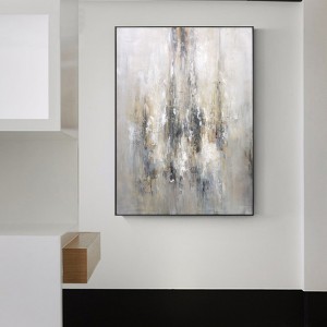 100% Dand-maalattu kultainen koristeellinen öljymaalaus kankaalle abstrakti taideöljy maalaus sisustus maalaus olohuone