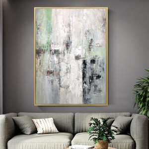 Pure käsin maalattu iso seinän taideöljy maalaus abstrakti sisustusmaalaus