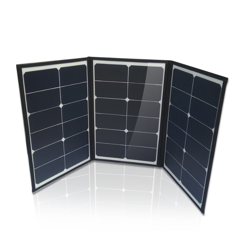 Suuri tehokas aurinko taitettava aurinkopaneeli Taitettava laukku Kannettava 60W 100W 200W 120W taitettava aurinkopaneeli