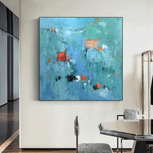 Käsin maalattu öljymaalausneliön kangas abstrakti piirustus Kodin koristeet olohuoneen taidetta Muut maalaukset Cuadro