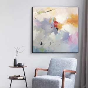 Tukku korkealaatuinen käsin maalattu öljy maalaus kuvitus abstrakti öljy maalaus kankaalle