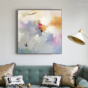 Tukku korkealaatuinen käsin maalattu öljy maalaus kuvitus abstrakti öljy maalaus kankaalle