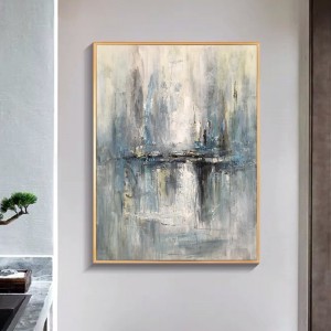 Abstrakti taide kangas kangas seinään sisustus puhdas käsi maalattu Kiina öljy maalaus olohuoneen sisustus