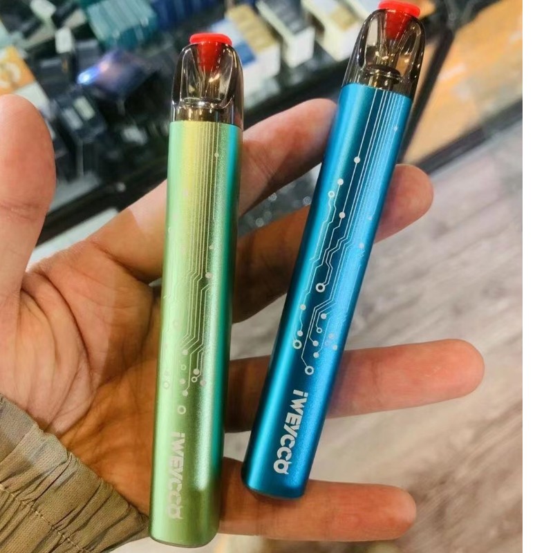 USA ilmaisen laivan 100% alkuperäisestä IWEYCCO GHOST E-savukkeet Device Kit Vape Akku 20mg patruuna rgb valoa