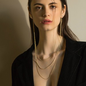 Web Celebrity Hot Style Yksi-tyylinen kaulakoru korvakorut