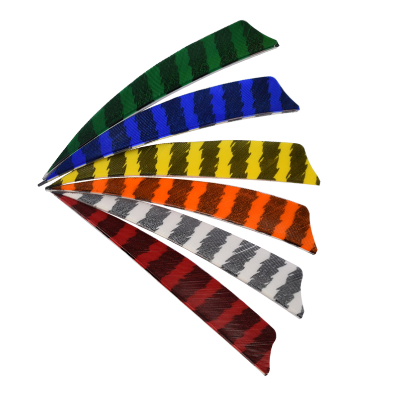 Nika Jousiammunta 172101 4INCH Stripe Turkki sulka jousiammunta hiili arrow ulkona ammunta
