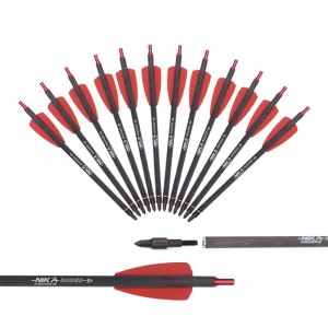 Nika-jousiammunta 113167-02A 7.5INCH ID6.2mm Crossbow Pultit Carbon Fiber Aluminium Nock Cobra System Adder/r9/rx jousiammunta ammunta laitteet