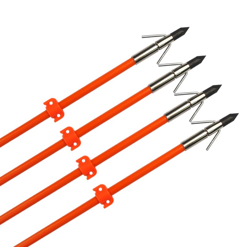 110021-OG Elong Outdoor OD8MM 32INCH Bowfishing arrow Fiberglass-akseli Jousiammunta Kalastus Käyttämällä