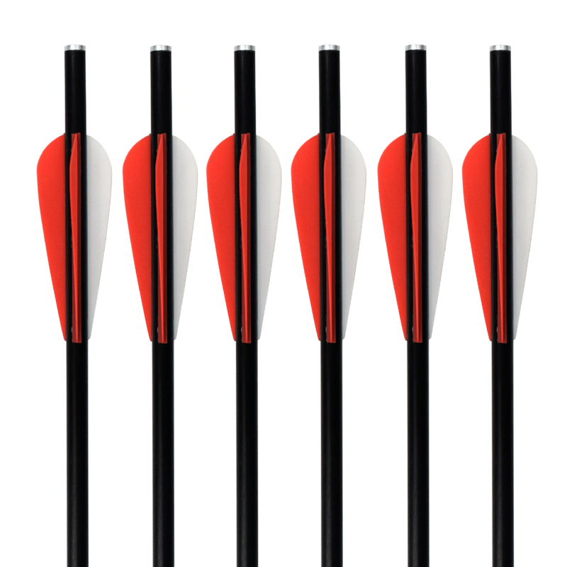 Elong Outdoor 117011 16 TINCH OD8MM 8031 ​​Fiberglass-pultit Jousiammunta Metsästys Crossbow Bolt