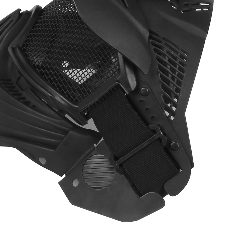 44mA07-BK Airsoft Mask Tactical Masks Täysi kasvot silmäsuoja CS Survival Games Ammunta