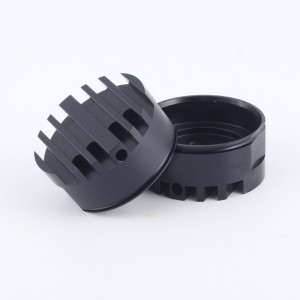 Mukautettu suulakepuristus CNC Machining anodisoitu pyöreä alumiini lämpöalusta Alumiini Musta LED-profiilin jäähdytyslevy