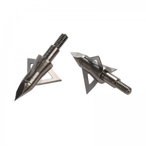 Nika-jousiammunta 15B029 3 Kiinteät terät 100 viljan metsästys Broadheads Jousiammunta Crossbow Bolt Metsästys