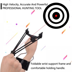 Elong Outdoor 3100G8-03 Professional Slingshot Set, Outdoor Metsästys Shing Shot High Velocity Catapult aikuisille ja lapsille