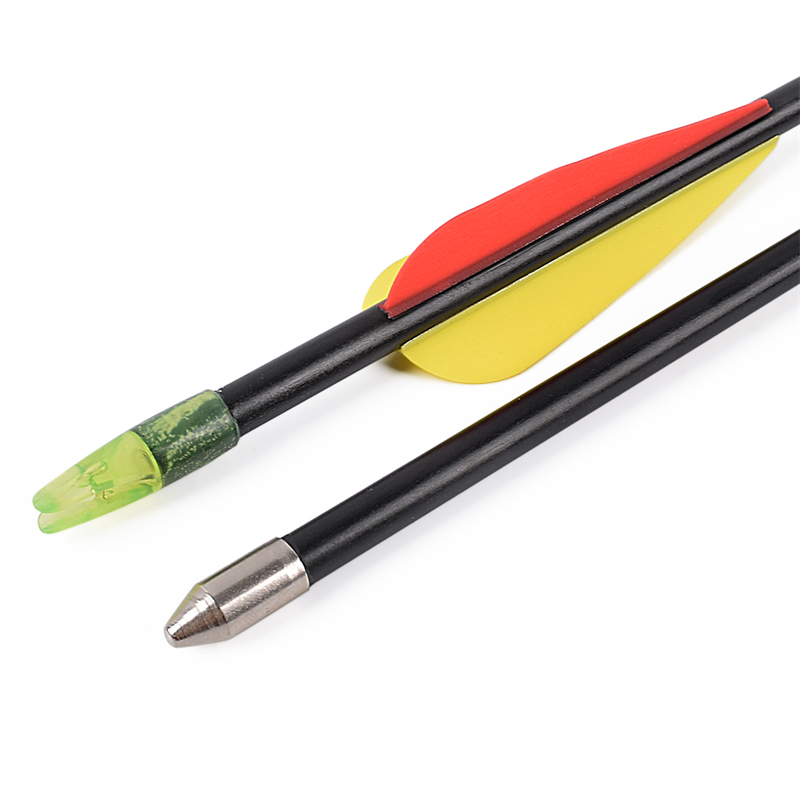 Elong Outdoor 115549 26INCH ID5MM Fiberglass arrow Jousiammunta Recurve Bow Ammunta Käyttämällä
