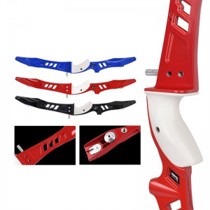 Nika -jousiammunta 220095 25 tuuman ILF RH RECURVE Bow Riser ulkotaukoammuntaan ammunta