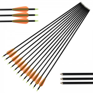 Elong Outdoor 111412 26INCH ID6MM Fiberglass arrow TPU Vanes jousiammunta ammunta