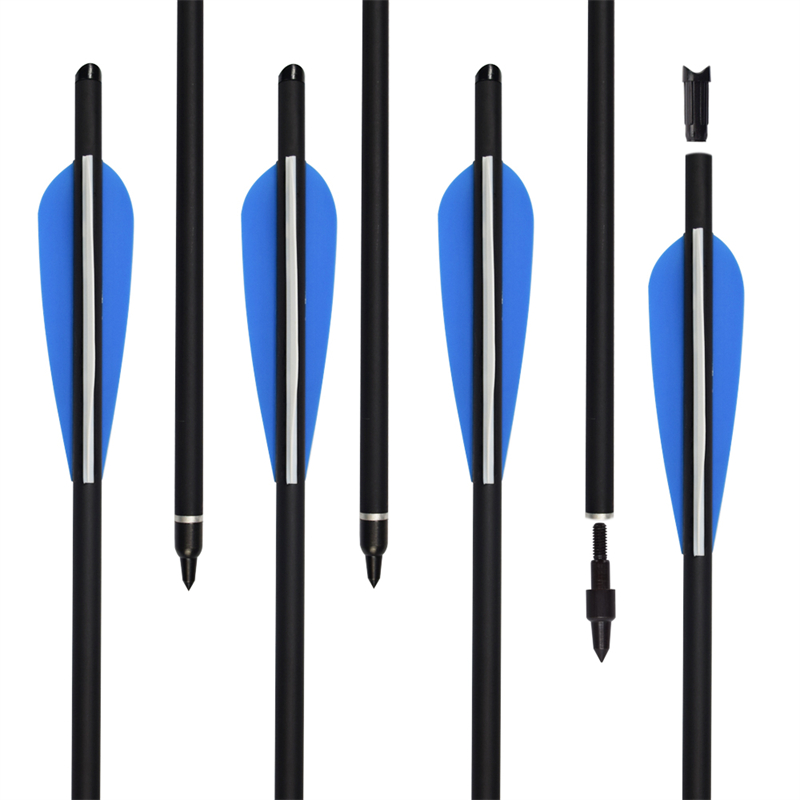 Elong Outdoor 110045 OD8.8mm 17 Tinch RollFiberglass Bolt TPU Vanes ARCHERY CROSSBOW BURTS
