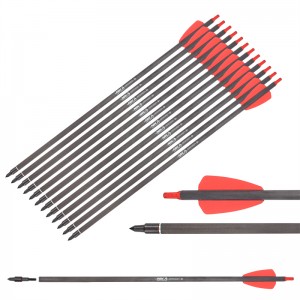 Nika-jousiammunta 113182-02 15INCH ID6.2mm Cobra RX Carbon Crossbow Bolt Cobra System Crossbow Metsästys