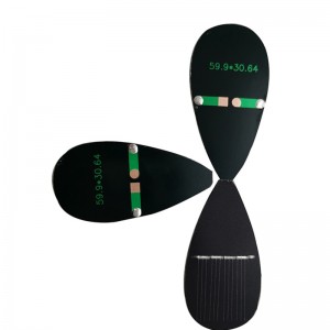 Räätälöity pudotusmuotoinen pieni koko epäsäännöllinen lehti muoto aurinkopaneeli kannettava off-grid mini koti aurinko virtalähde taloon