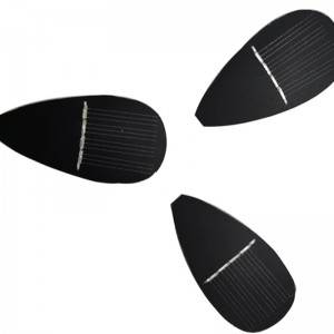 Räätälöity pudotusmuotoinen pieni koko epäsäännöllinen lehti muoto aurinkopaneeli kannettava off-grid mini koti aurinko virtalähde taloon