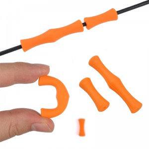 Elong Outdoor 42ft09 Finger Guard Bow String Rubber Guard Jousiammunta Ammunta sormi suoja
