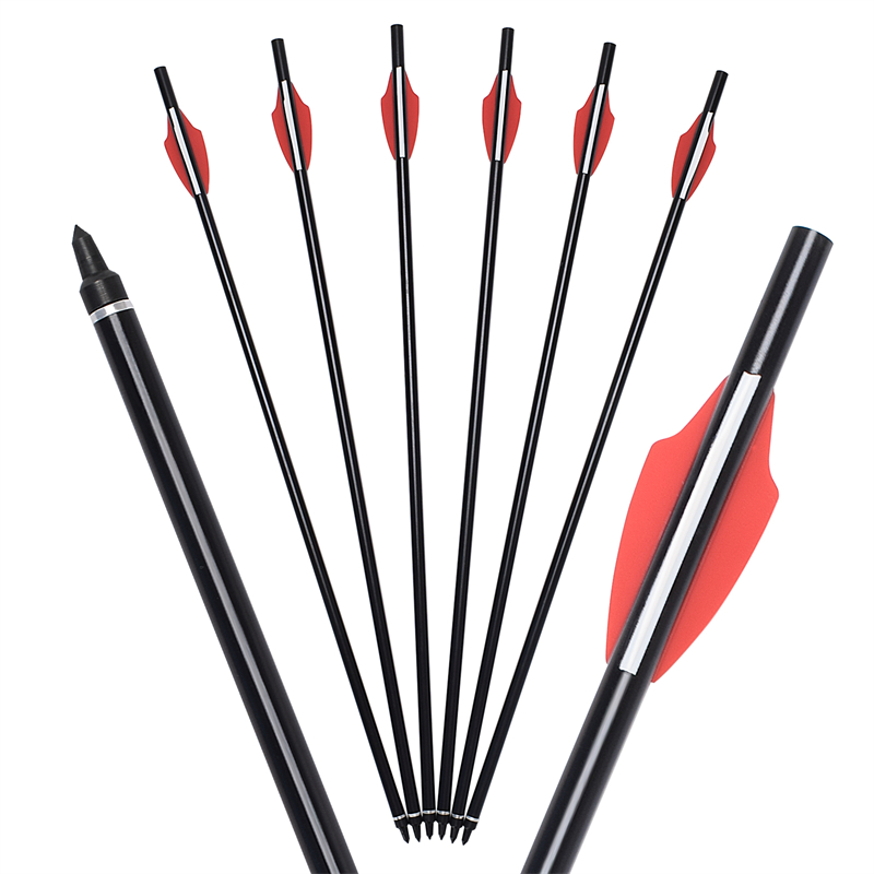Elong Outdoor 110300-01 20 Tinch Airgun Aluminium Shaft Crossbow Pultti Jousiammunta Arrow Ammunta laitteet