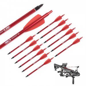 Nika-jousiammunta 113173-02 7.5inch Aluminium Crossbow Bolt Cobra Adder/r9/rx Crossbow Metsästys