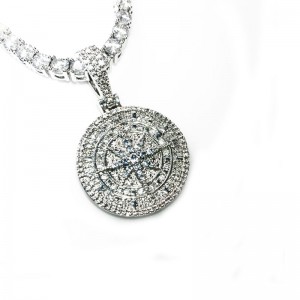 Bling bling riipus kaulakoru 18 k kullatut miehet janaiset \\\\ \'s Hip Hop korut