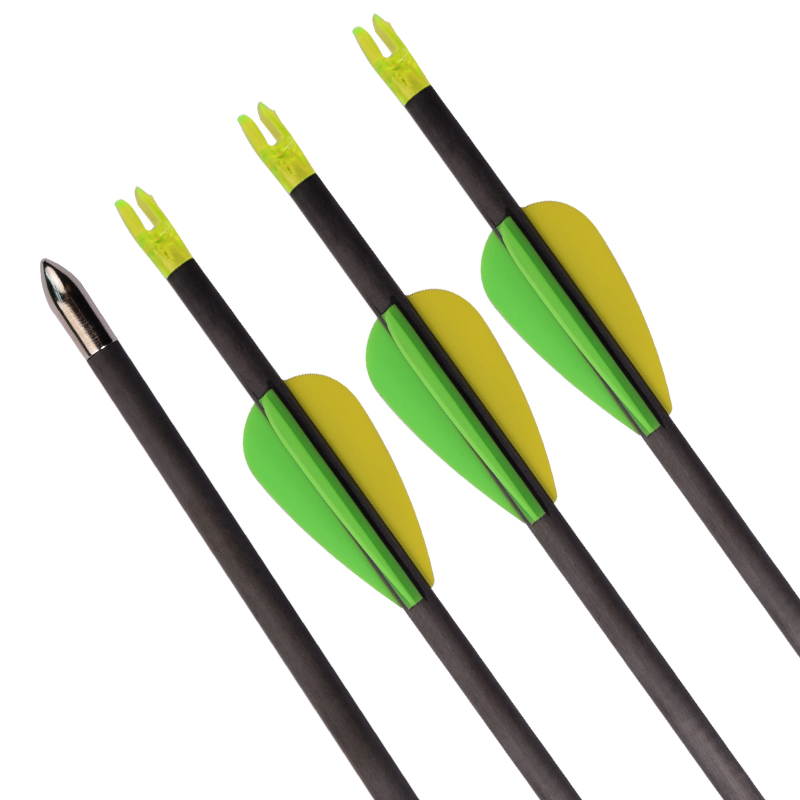 Elong Outdoor 112164 ID4.2mm Carbon arrow 30 Tinch SP600 Jousiammunta Recurve Bow Target Ammunta