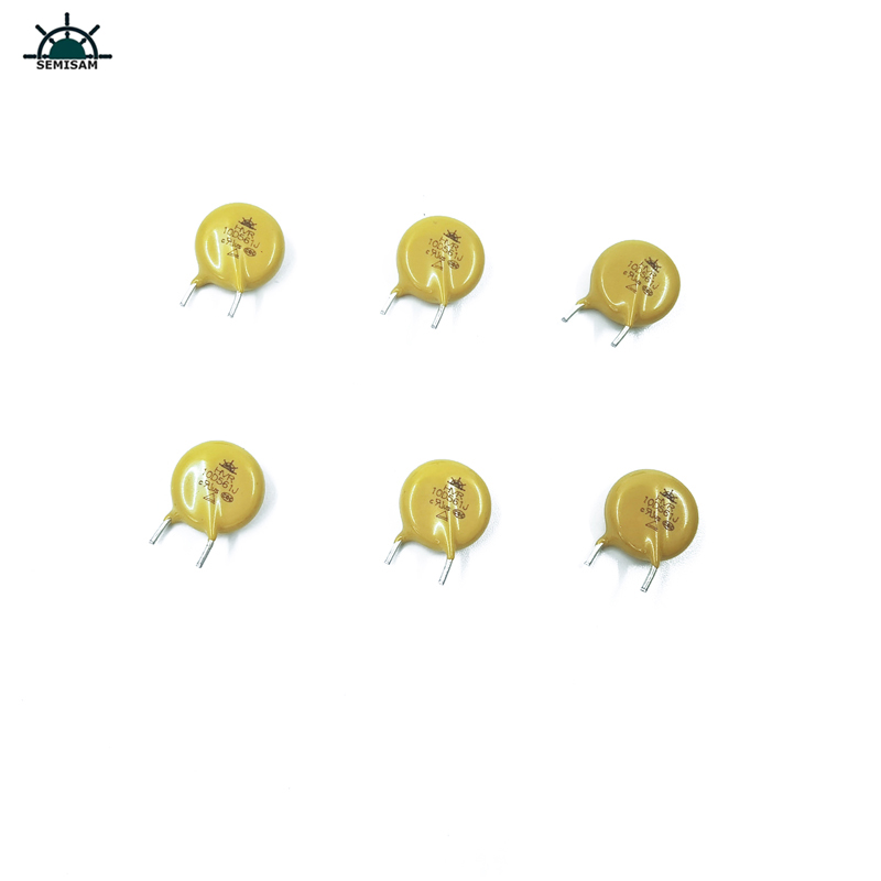 Kiina ODM Elektroniikkakomponentit, keltainen MOV 10MM 10D561 560V Sinkkioksidi Varistor Mov varten kodinkone