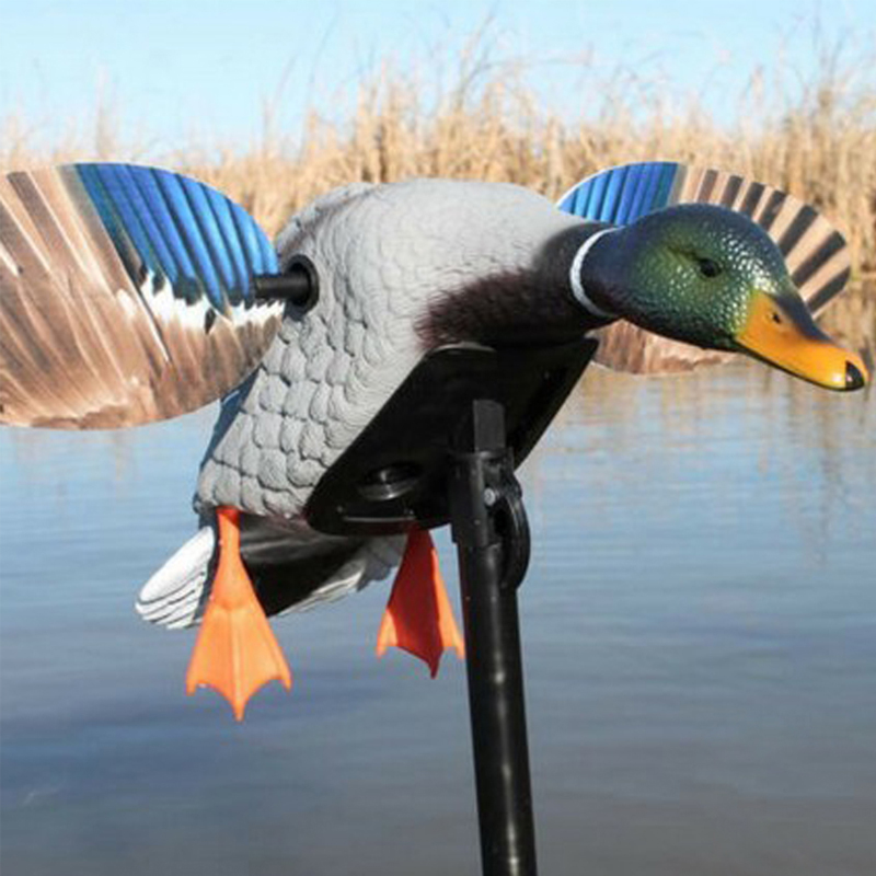 Muovi Mallard Drake Motorised Metsästys Duck Decoys