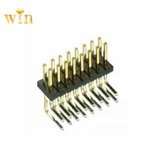 2x5p Double Row Oikean kulman PIN-otsikkoliitin