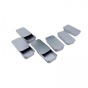 Suorakulmainen tina-ruutu (60mm * 30mm * 11 mm) liukukotelo