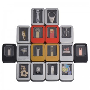 Kiina tukku elintarvikkeiden laatu pienet suorakulmainen lahja tins USB flash disk tina laatikko varastossa (87mm * 60mm * 18mm)