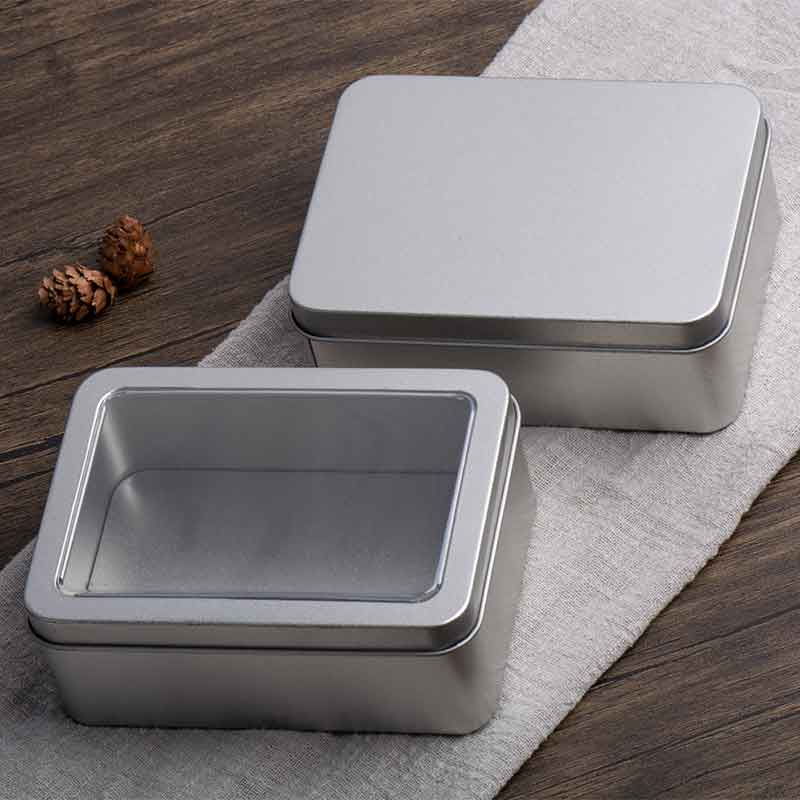 SOAP Storage Metal Box -ikkuna Lahjakotelo 125 * 90 * 48mm