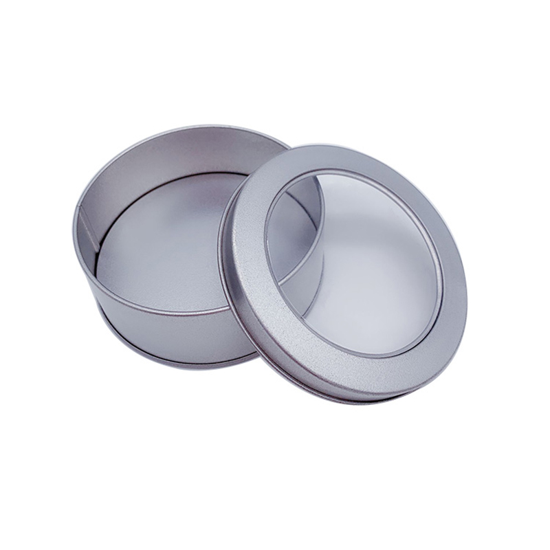 Valmistaja Mukautettu pyöreä tinplate lahjapakkaus, (90mm * 35mm) Candy/Kahvi Bean/Kynttilä JAR