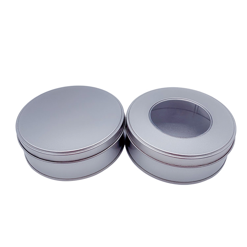 Tehdas mukautettu pyöreä ympäristönsuojelu tina laatikko elintarvikkeiden laatu tina voi (120mm * 40mm) evästeiden purkki