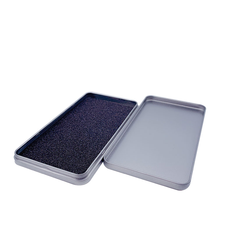 Matkapuhelimen kotelo Lid Square Metal Box Lahjapakkaus Metallilaatikko 170 * 90 * 15mm